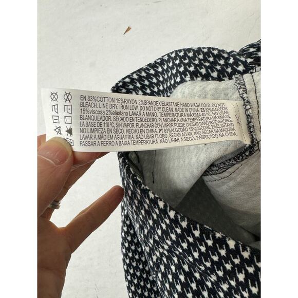 Twee Forever 21 Houndstooth Mini Skirt Black White Preppy Y2K Career Size XS - Picture 5 of 6